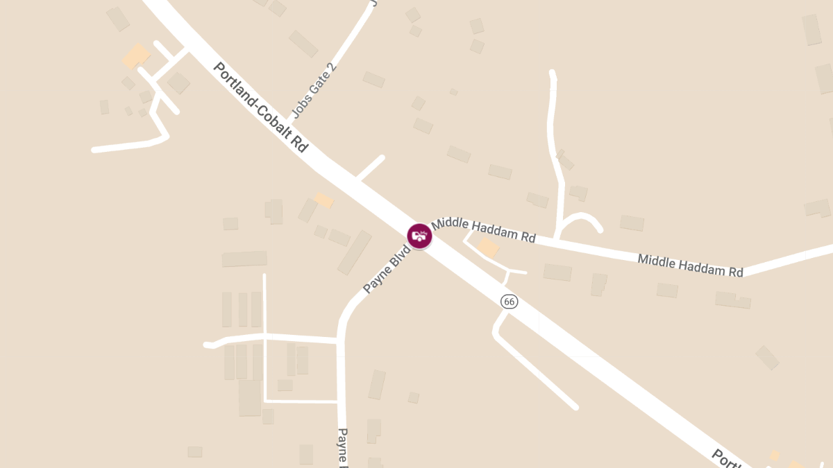 Vehicle Accident Closes Route 66 at Middle Haddam Rd