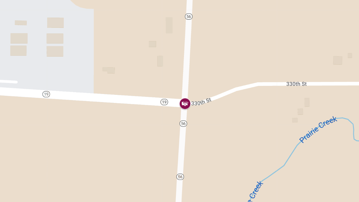 Vehicle Accident at Highway 56 and Highway 19