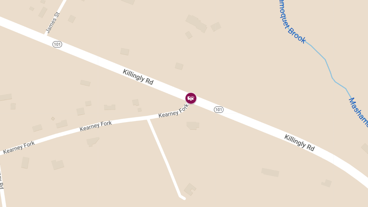 Vehicle Accident at Killingly Rd and Kearney Fork