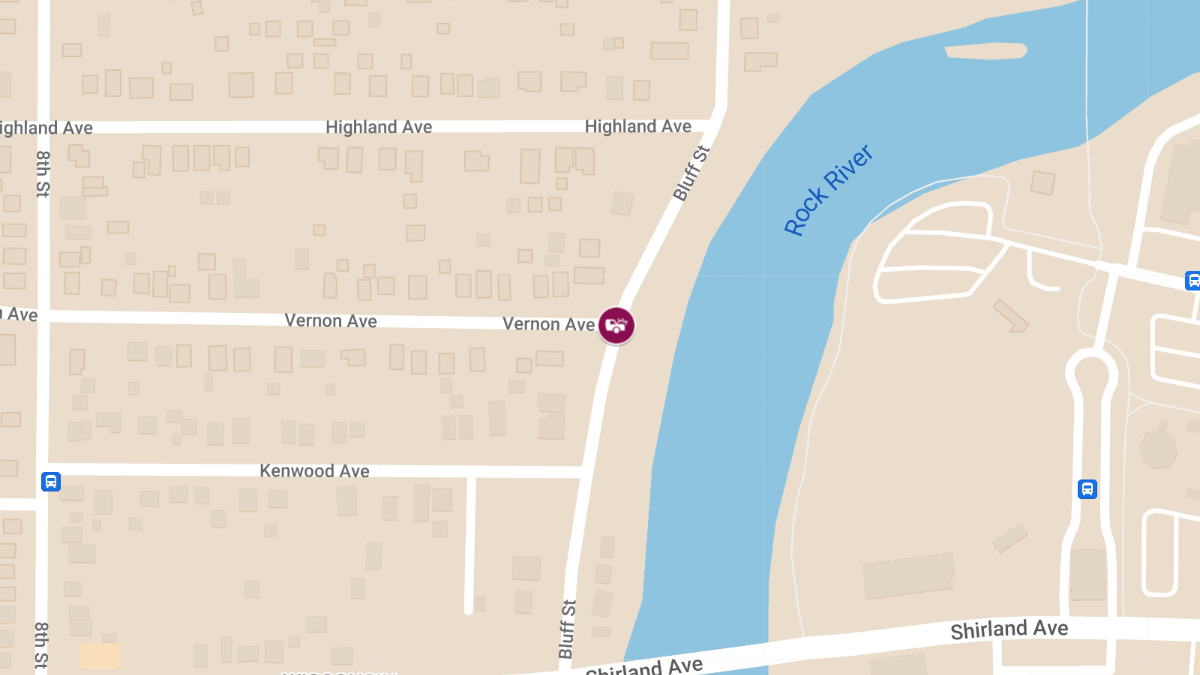 Vehicle Accident with Injuries at Vernon Ave and Bluff St