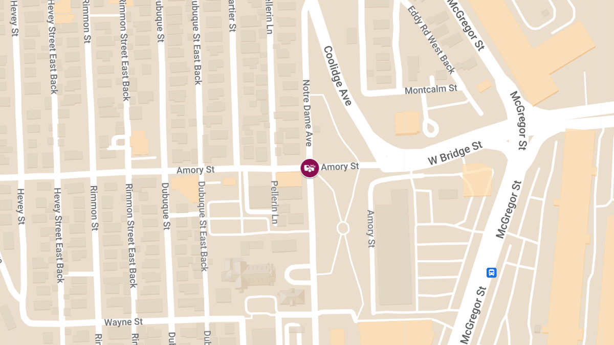Vehicle Accident with Injury at Notre Dame Ave / Amory St