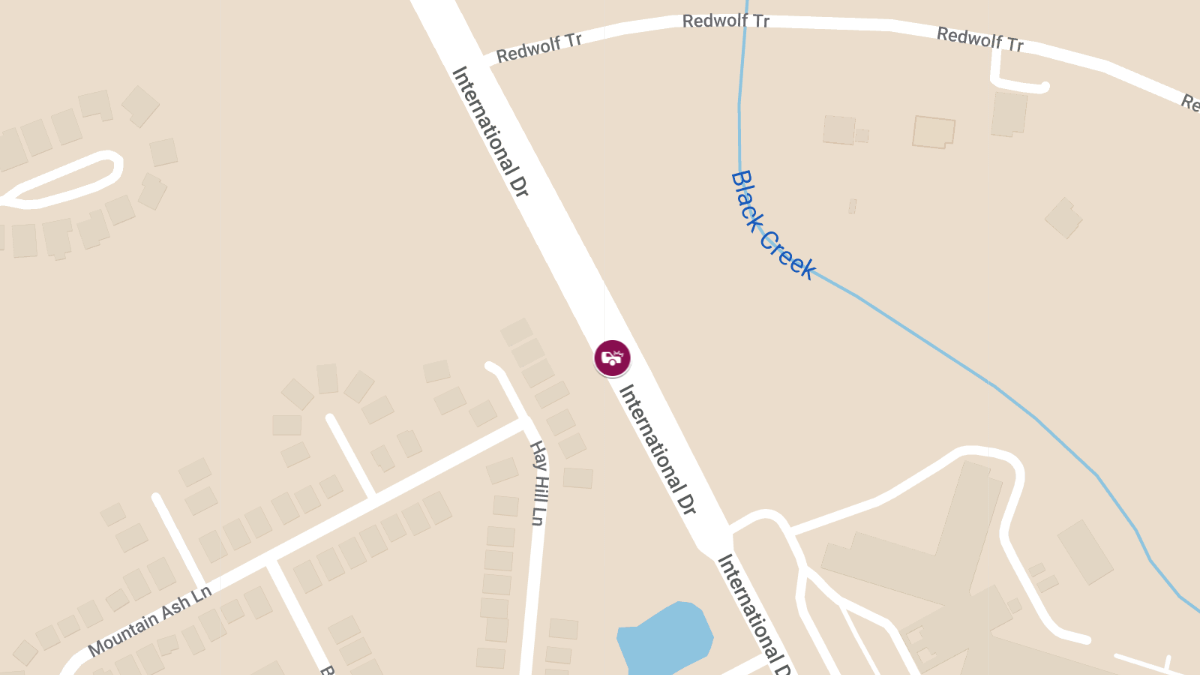Vehicle Crash on International Dr