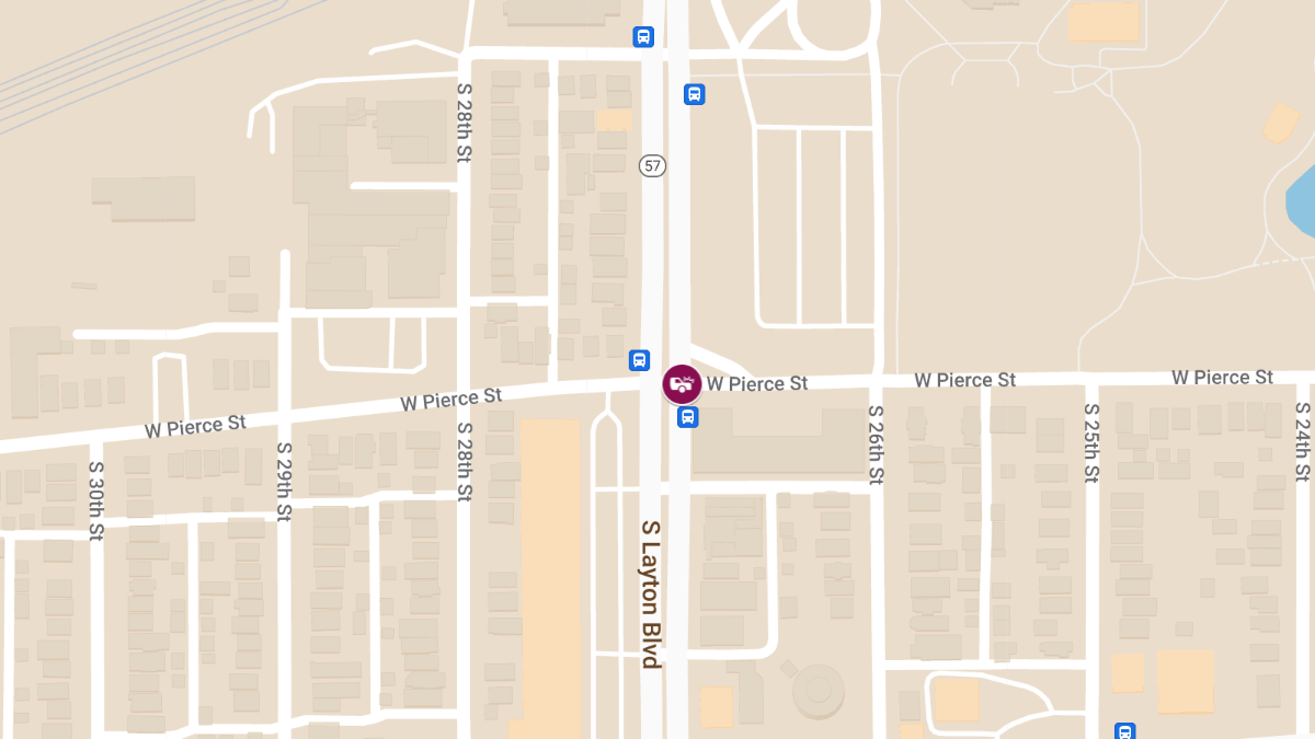 Vehicle Crash with Child Injured at Layton Blvd & Pierce