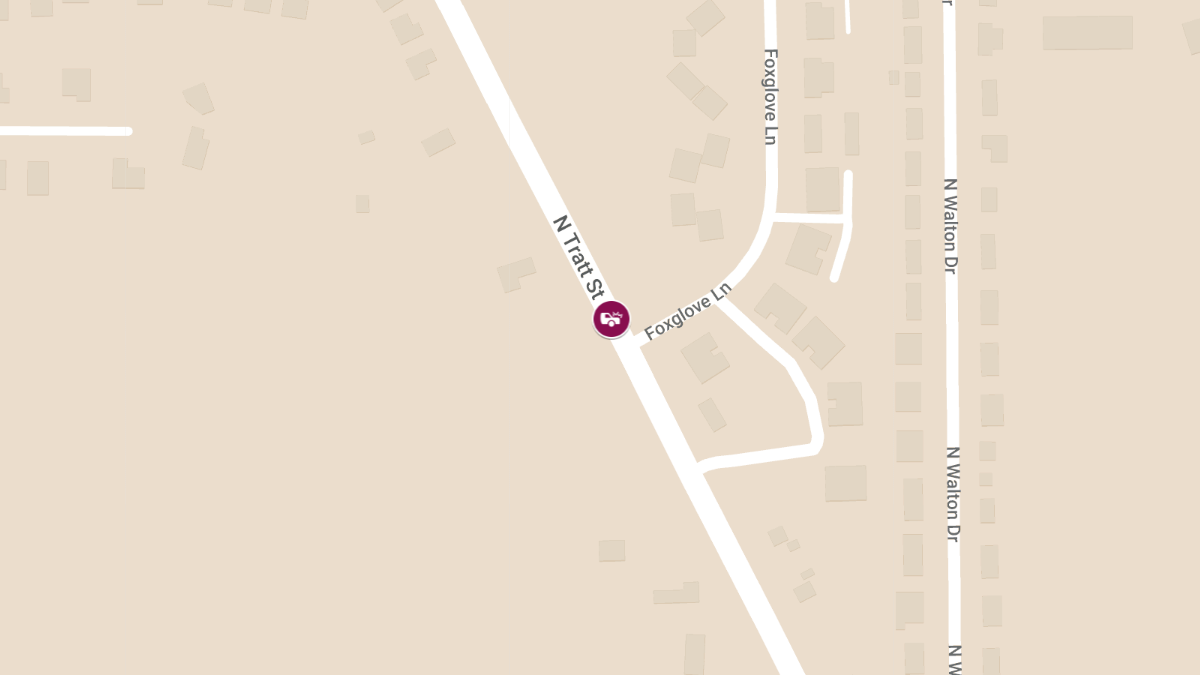 Vehicle Crash with Injuries on N Tratt St