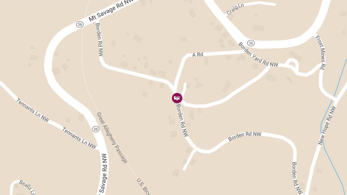 Vehicle Crashes on Bourden Rd, Injuries Reported