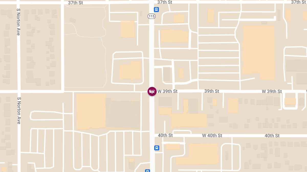 Vehicle vs Motorcycle Accident at W 39th St and S Minnesota Ave