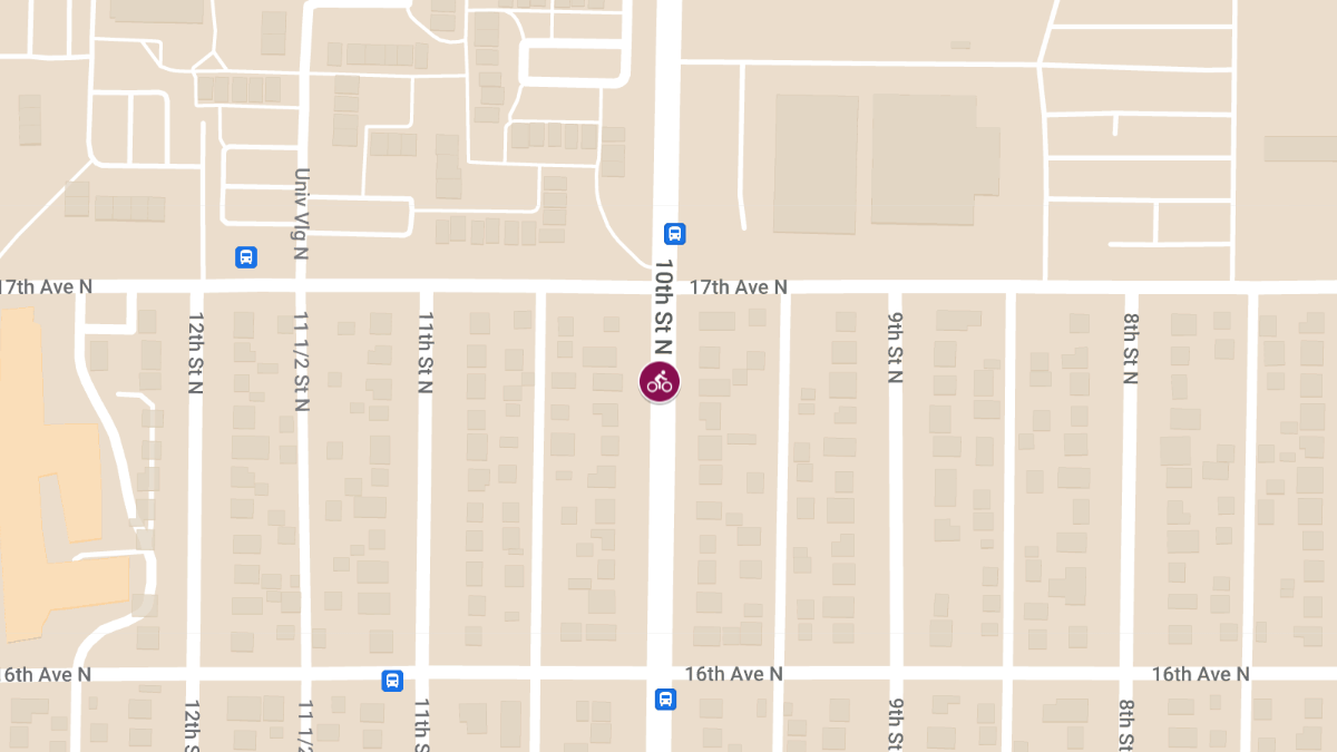 Vehicle vs. Bicycle Accident at 1700 Block of 10th St N