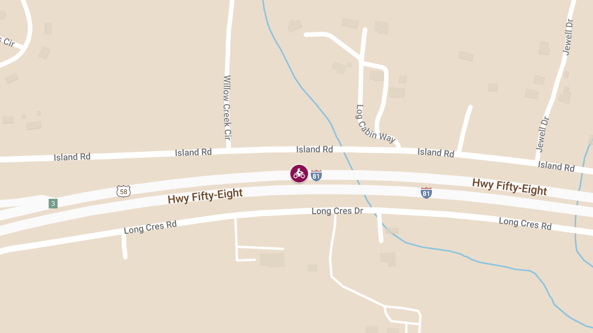 West Virginia Man Killed in Motorcycle Crash at I-81 Exit 39 Ramp