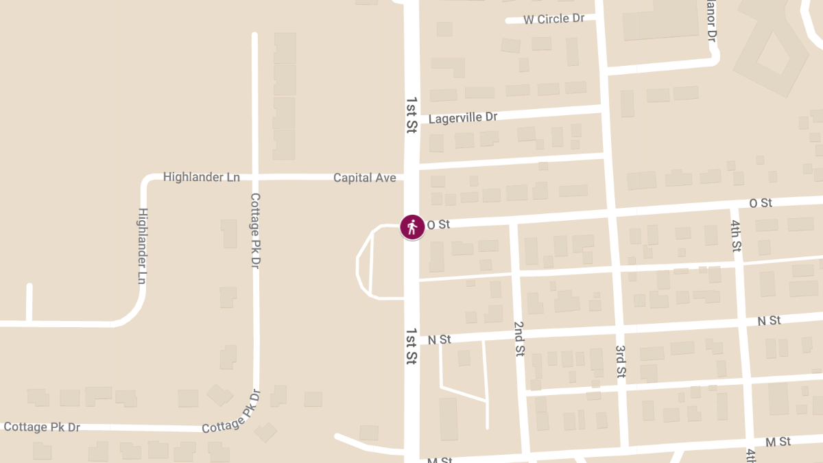 Woman Injured in Pedestrian Accident at 1st St & O St