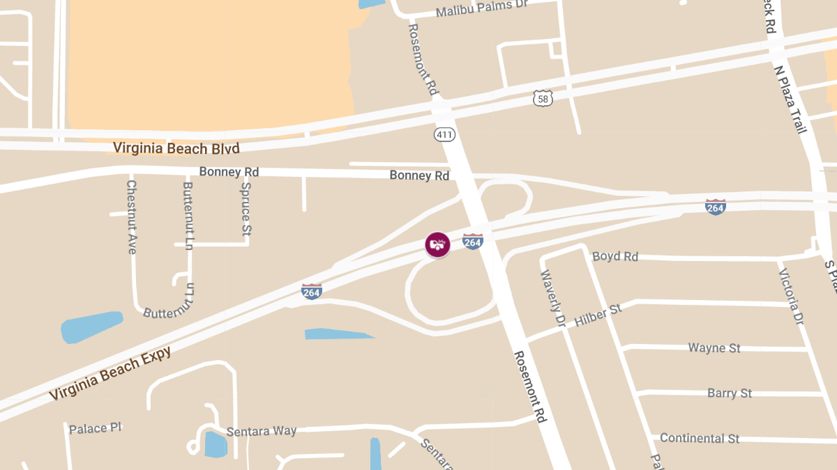 Wrong-Way Crash on I-264 Near Rosemont Rd causes Injuries