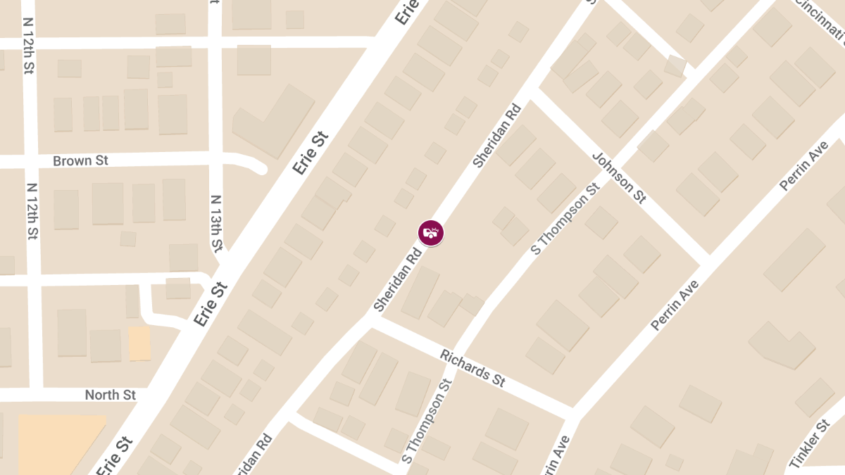 Accident Reported at 1300 Block of Sheridan Rd