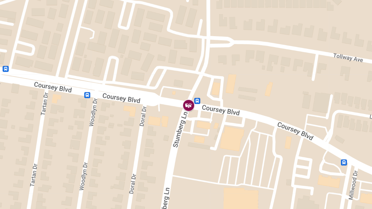 Accident With Injury on Coursey Blvd at Stumberg Ln