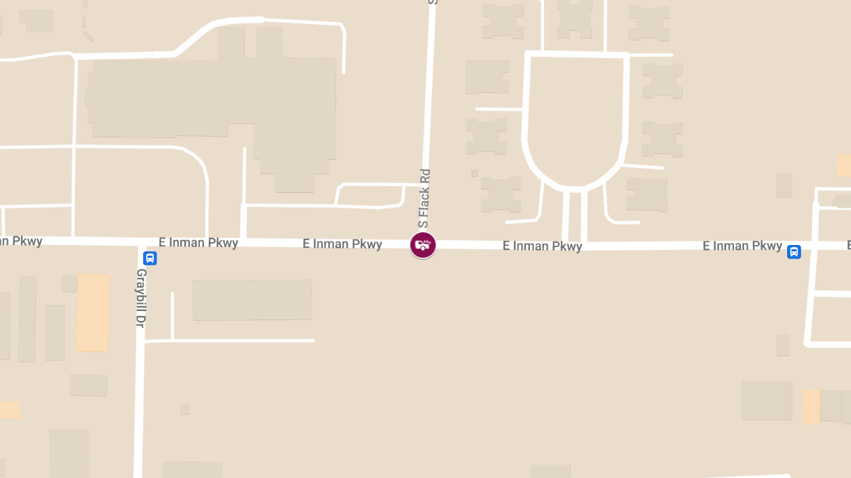 Accident at Inman Ave and Flack St Causes Injuries