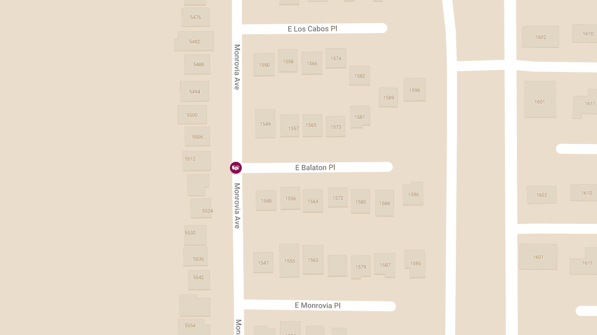 Accident at S Monrovia Ave and E Balaton Pl