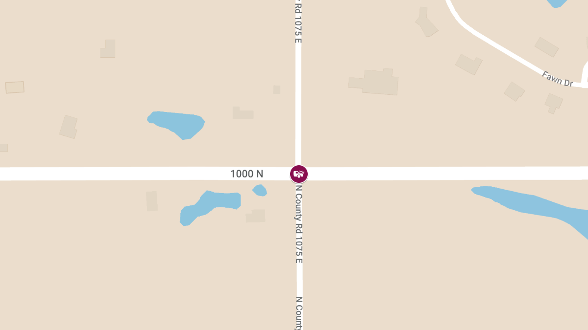Accident with Entrapment at 1075 E & 1000 N
