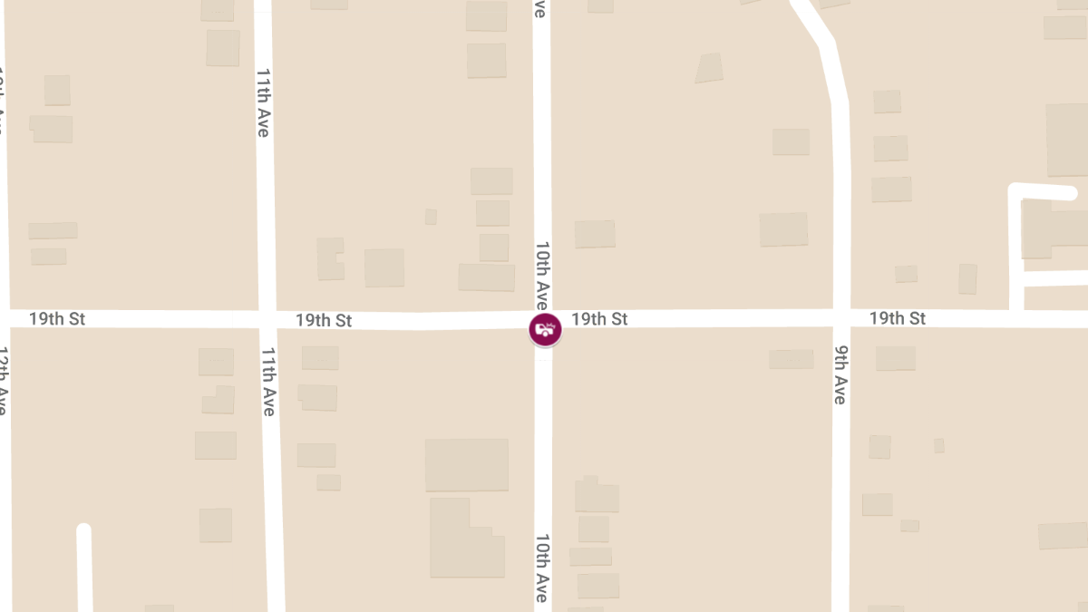 Accident with Injuries at 10th Ave and 19th St