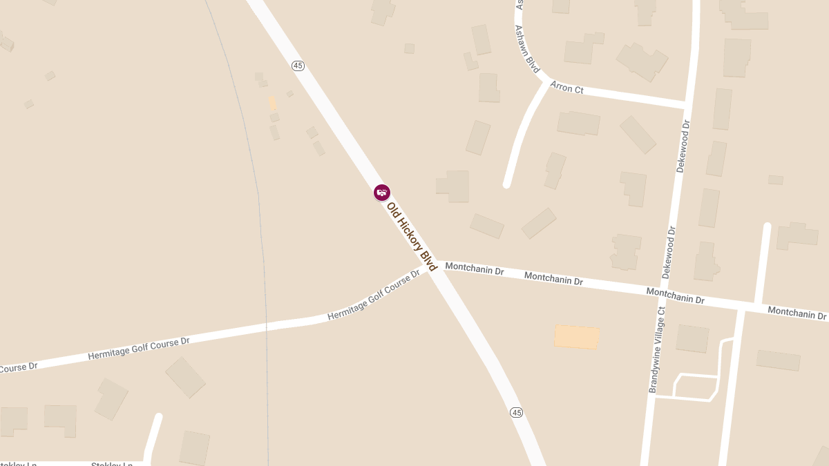 Accident with Injuries at 3862 Old Hickory Blvd