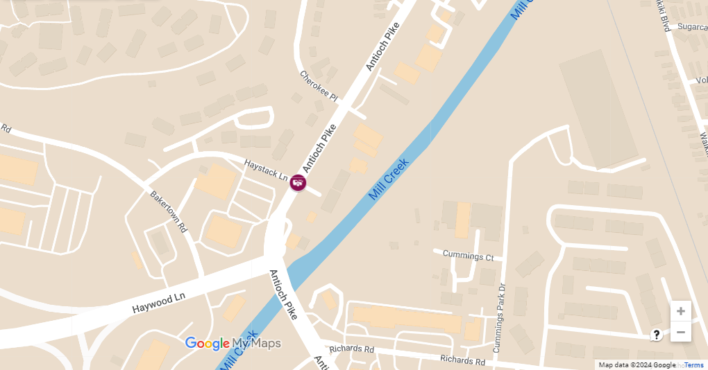 Accident with Injuries at Antioch Pike / Haystack Ln