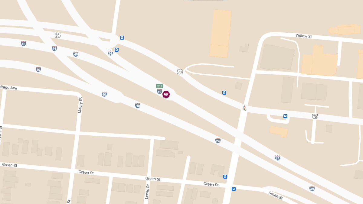 Accident with Injuries at Exit 211 I-40 W