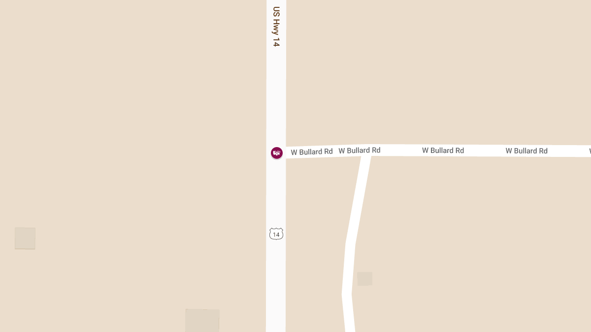 Accident with Injuries at Hwy 14 and W Bullard Rd