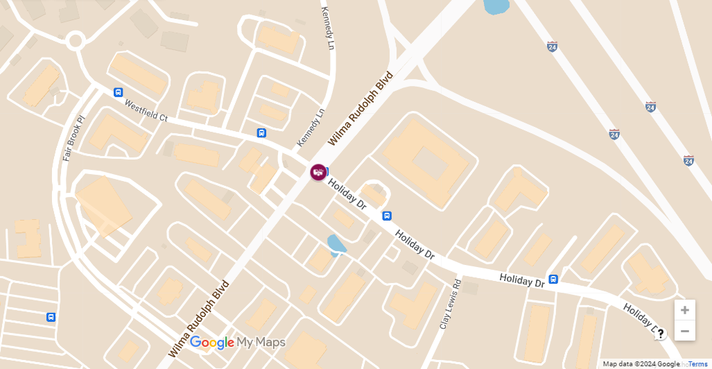 Accident with Injuries at Wilma Rudolph Blvd / Holiday Dr