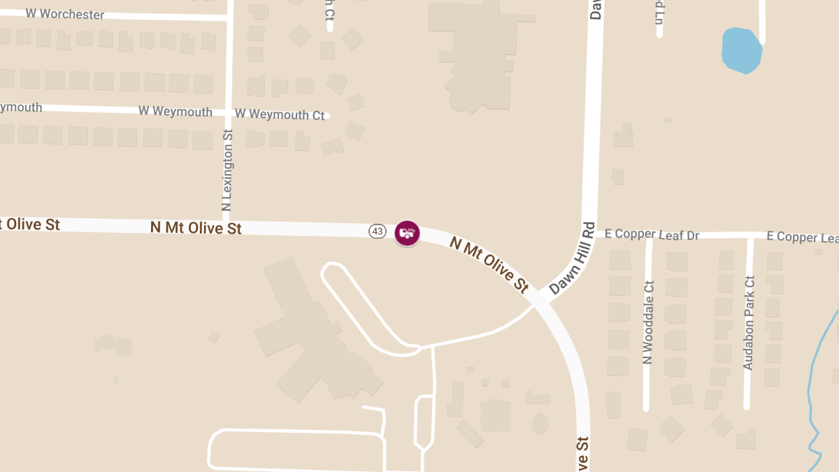 Accident with Injuries on NB State Highway 43 near SH 12