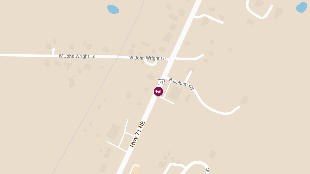 Accident with Injuries on SB U.S. Highway 71