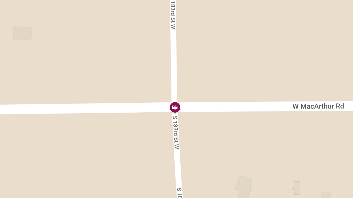 Accident with Injury at 183rd St W and MacArthur