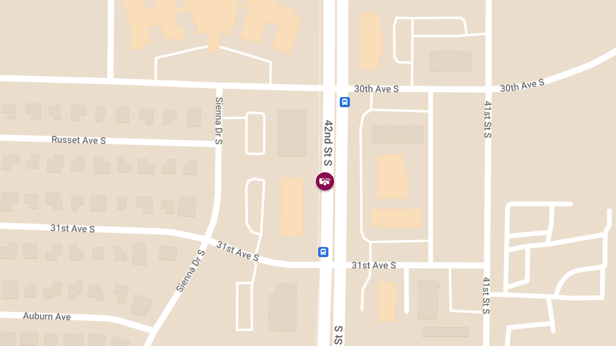 Accident with Injury at 42nd St S