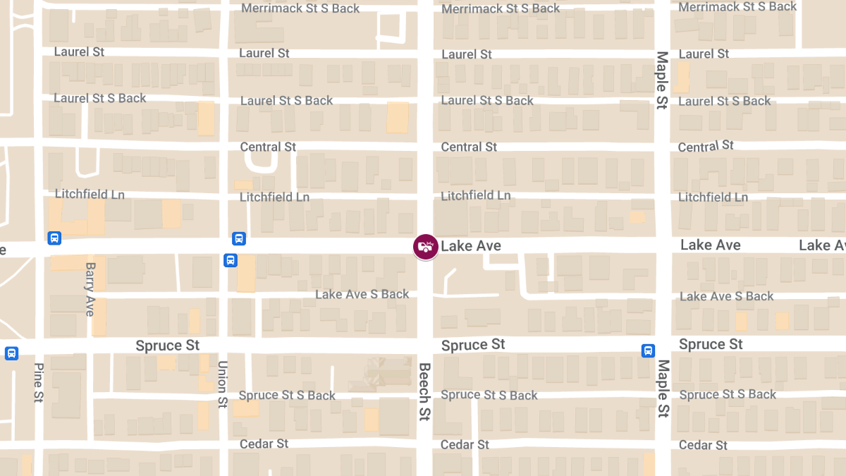 Accident with Injury at Beech St and Lake Ave