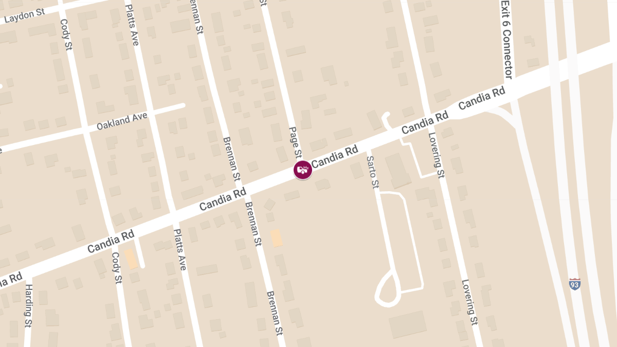 Accident with Injury at Candia Rd and Page St