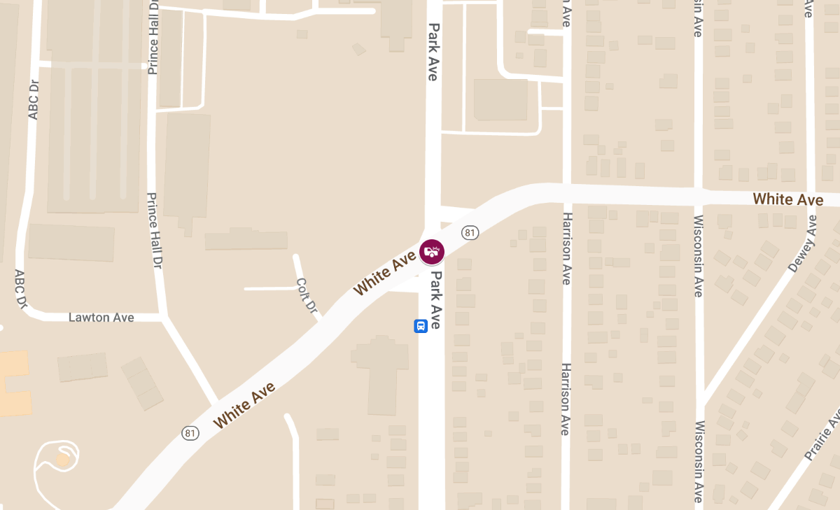 Accident with Injury at Park Ave and White Ave