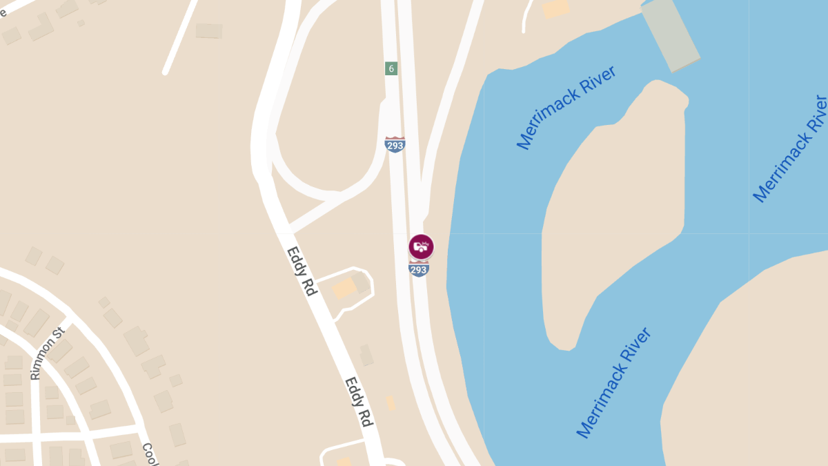 Accident with Injury on 293 North at Exit 4 Offramp
