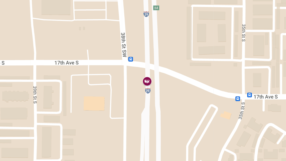 Accident with Injury on I-29
