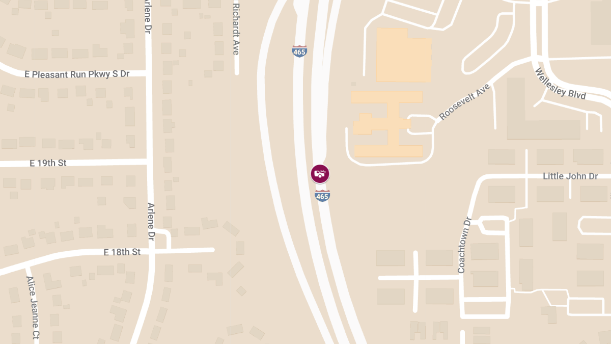 Accident with Injury on I-69 SB at 202MM