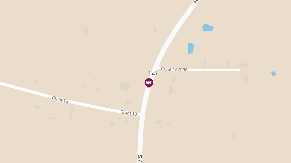 Accident with Injury on NB U.S. Highway 167