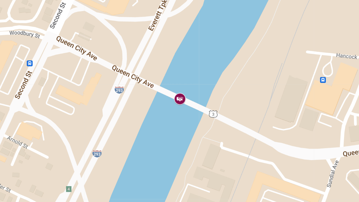 Accident with Injury on Queen City Bridge Westbound