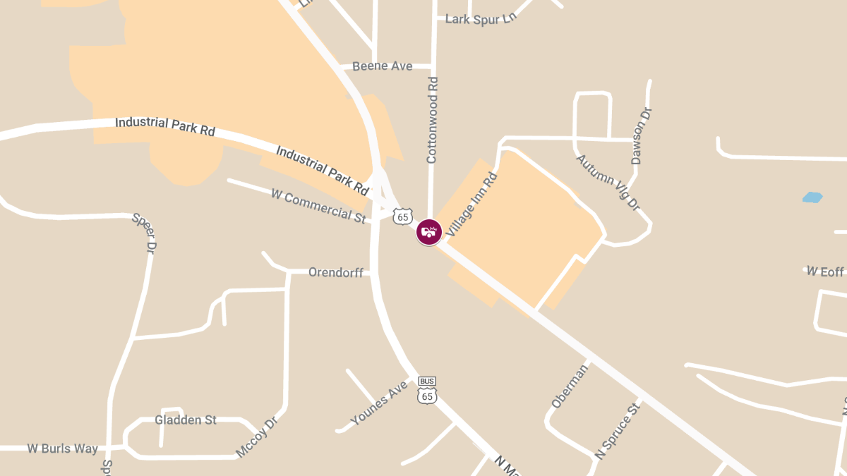 Accident with Injury on SB U.S. Highway 65