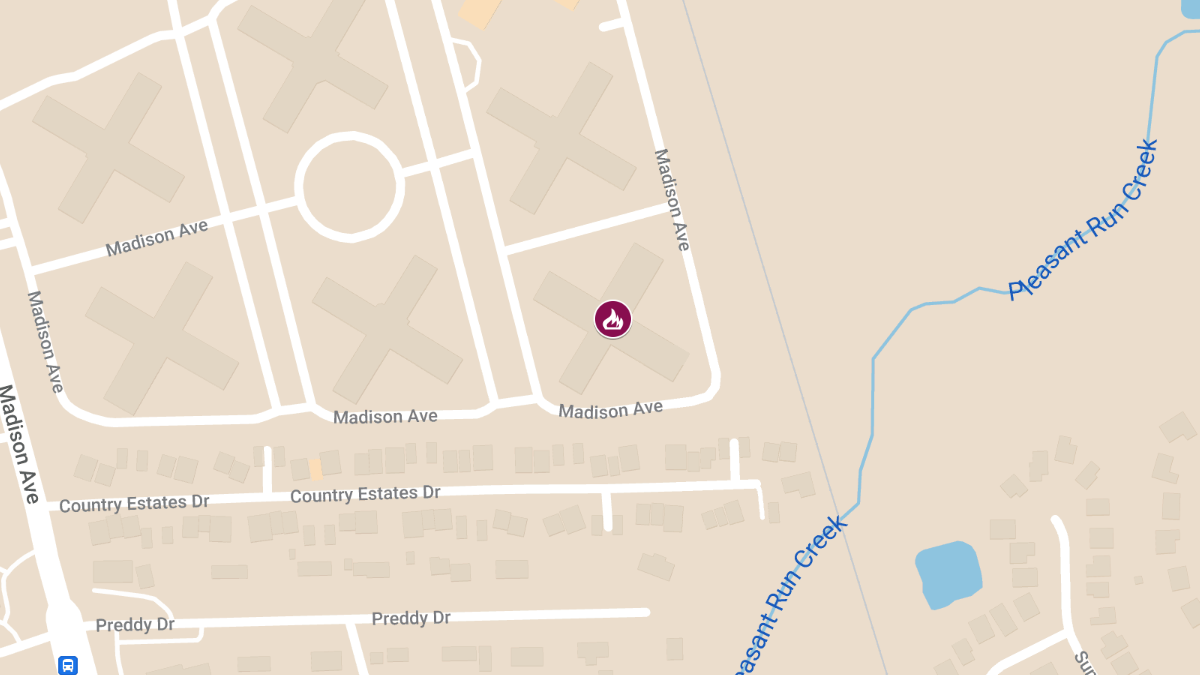 Apartment Fire at Crestwood Village Apartments