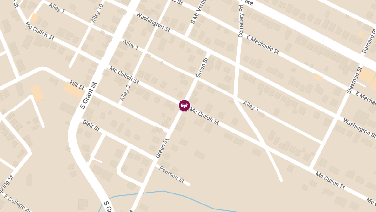 Auto Accident at Green St and McCulloh St