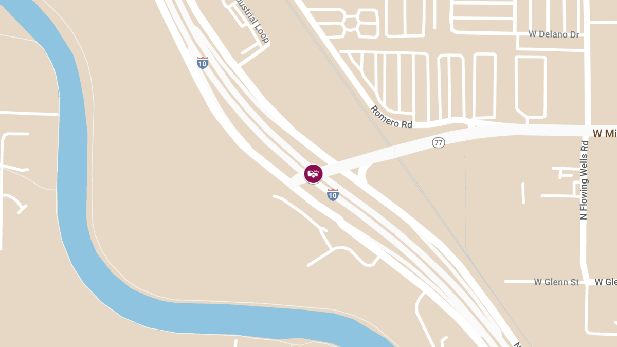 Auto Accident with Injuries at W Miracle Mile & I-10 E