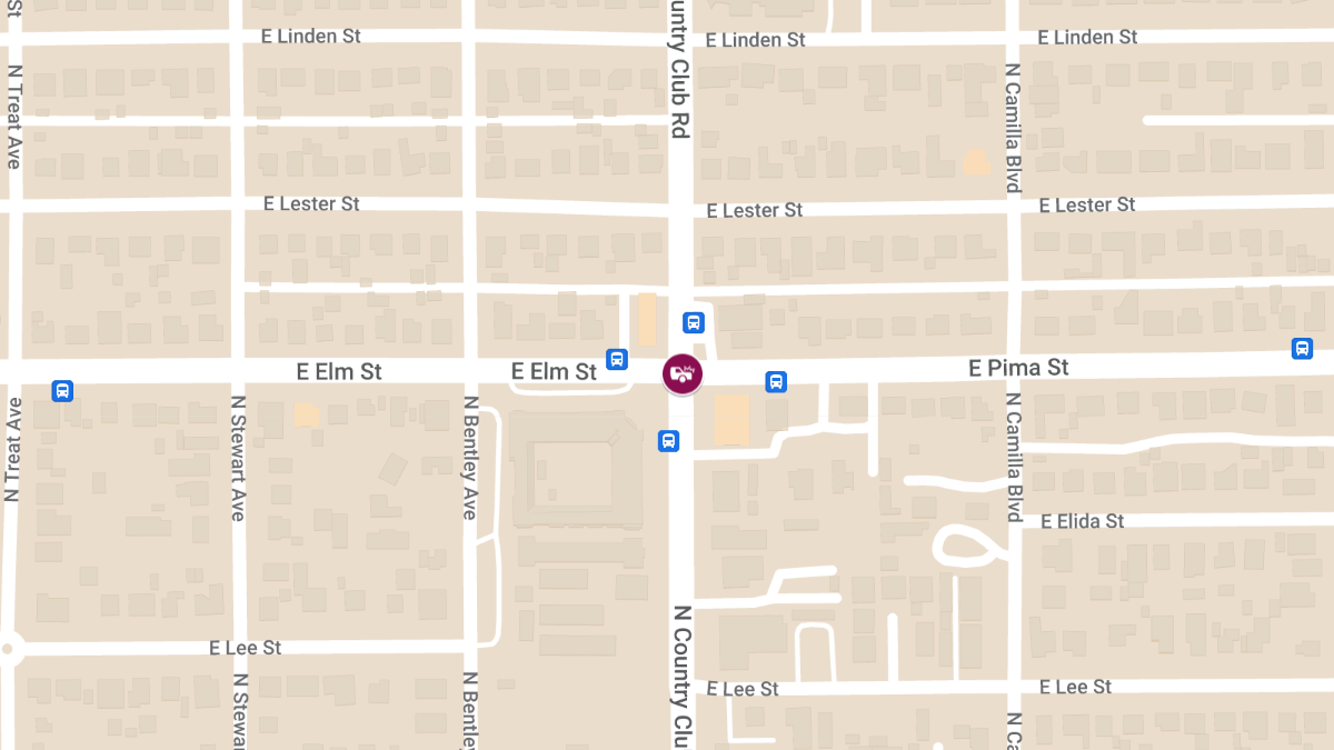 Auto Collision with Injuries at E Elm St & N Country Club Rd