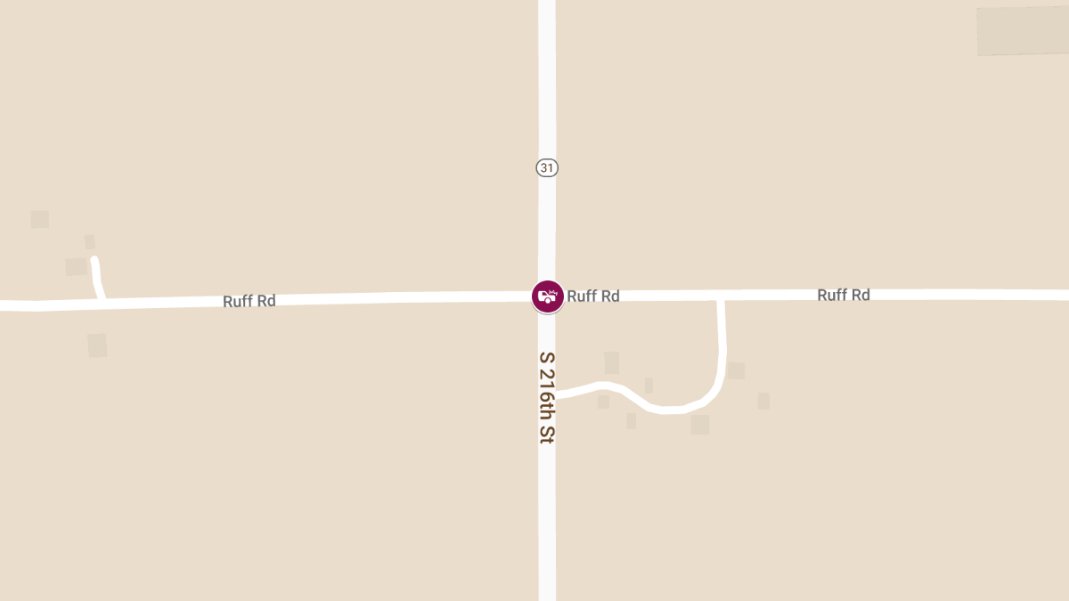 Auto Crash with Injury at Hwy 31 and Ruff Rd