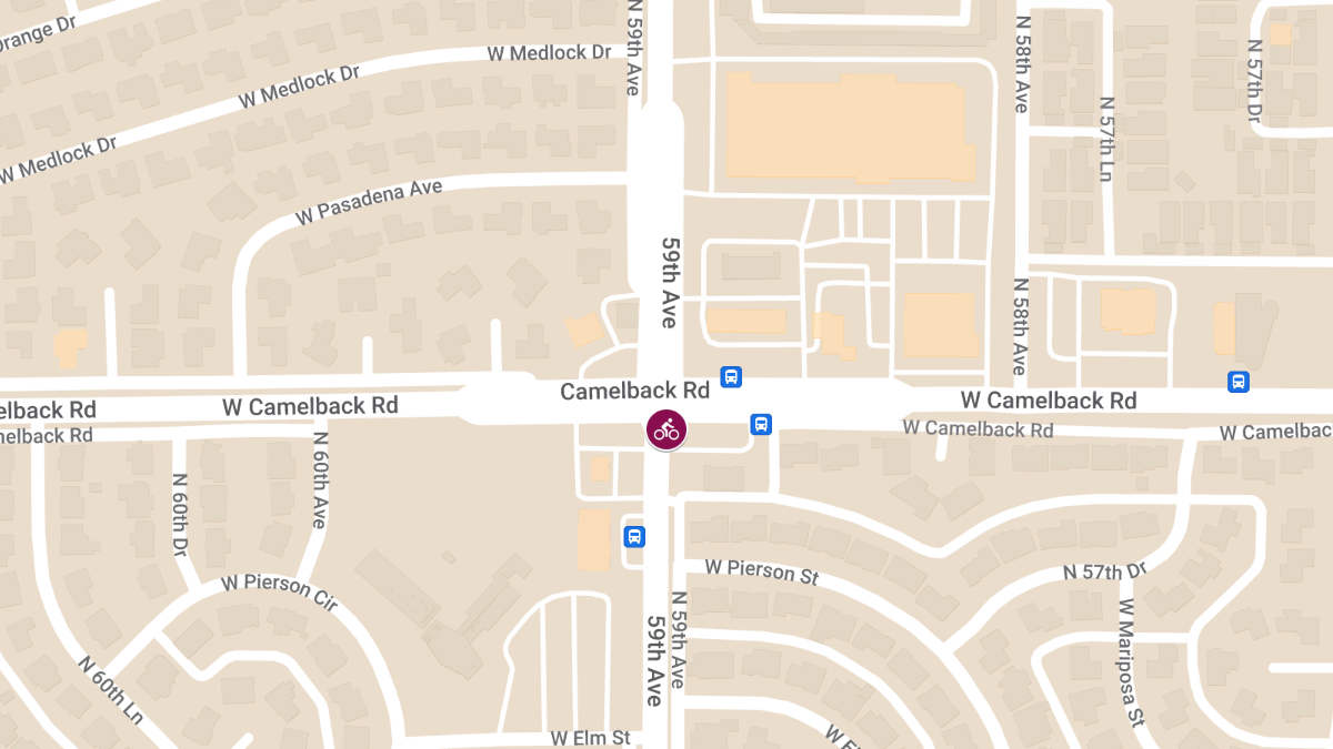 Bicycle Accident at 59th Ave and Camelback Rd