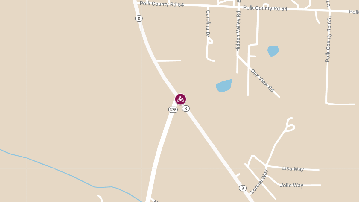 Bicycle Accident at SH 8 near SH 375
