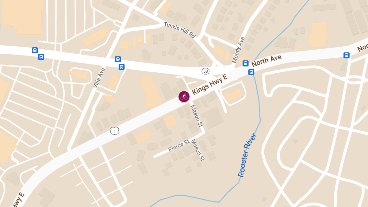 Bicycle Accident on Kings Highway East near Meineke Mufflers