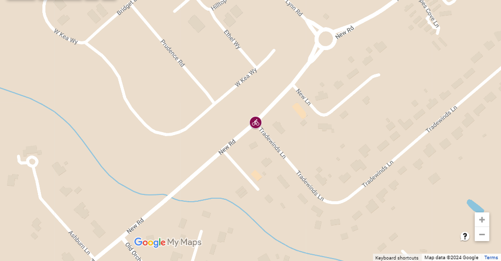Bicycle Crash at New Rd and Tradewinds Ln
