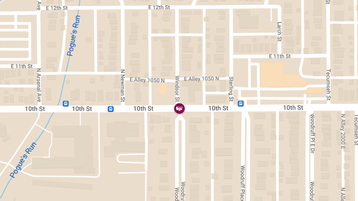 Bicyclist Incident at E 10th St & Windsor St