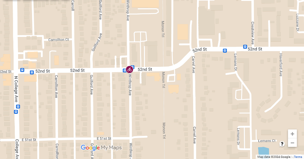 Bicyclist Incident at E 52nd St & Winthrop Ave