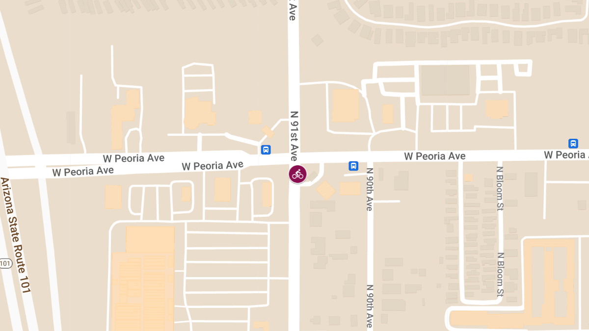 Bicyclist Involved in Accident at 91st Ave at Peoria Ave